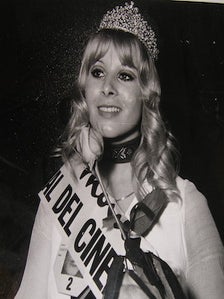 Item #68-0434 Lady Festival. Photograph from the 1970 Cannes Film Festival. Agence France-Presse