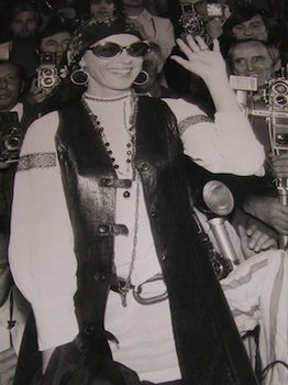 Item #68-0435 Bibi Andersson. Photograph from the 1970 Cannes Film Festival. Agence France-Presse