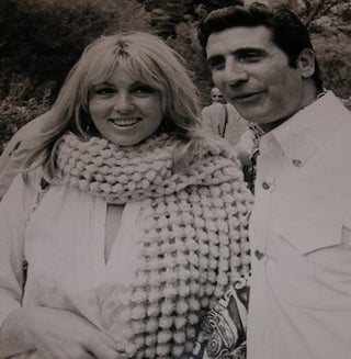 Item #68-0440 Mylene Demongeot & Gilbert Becaud. Photograph from the 1970 Cannes Film Festival....