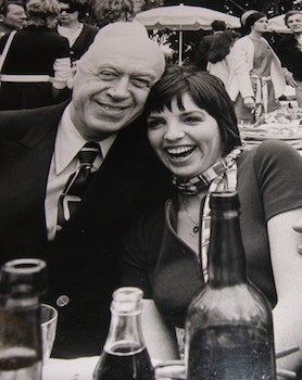 Item #68-0441 Otto Preminger & Liza Minelli. Photograph from the 1970 Cannes Film Festival....