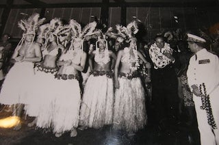 Item #68-0455 Tahitian dancers. Photograph from the 1970 Cannes Film Festival. Agence France-Presse