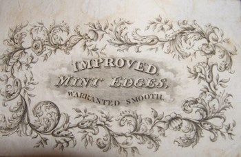 Item #68-0462 Improved Mint Edges, Warranted Smooth. 18th Century British Engraver.