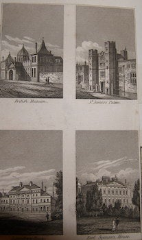 Item #68-0466 British Museum. St. James Palace. Lansdowne House. Earl Spencers House. 19th Century British Engraver.