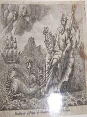 Item #68-0483 Vendem Se A Praca Do Commercio Loja, No. 6 Lisboa. 16th Century Portugeuse Engraver