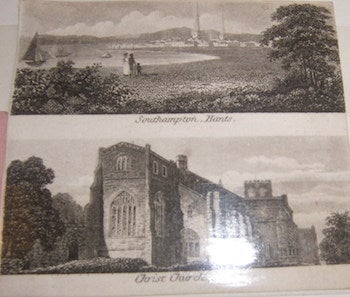 Item #68-0490 Southhampton. Christ Church. 19th Century British Engraver.