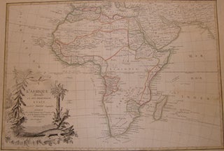 Item #68-0549 L'Afrique Divisee En Ses Principaux Etats. Jean Janvier
