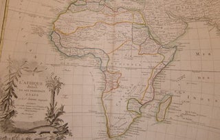 Item #68-0580 L'Afrique Divisee En Ses Principaux Etats. Jean Janvier