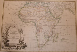 Item #68-0587 L'Afrique Divisee En Ses Principaux Etats. Jean Janvier