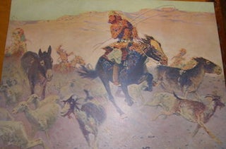 Item #68-0640 The Navajo Raid. Frederic Sackrider Remington, TDM Co