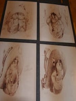 Item #68-0697 Photographs of drawings for Michael Mitchell's "The Dumplings" project. E. Michael...