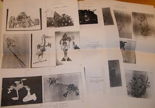 Item #68-0698 Robot designs & drawings for Michael Mitchell's "The Dumplings" project. E. Michael...