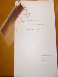 Item #68-0699 The Dumplings: A Presentation For An Animated Series. E. Michael Mitchell