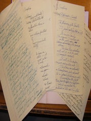 Item #68-0701 MSs for Michael Mitchell's "The Dumplings" project. E. Michael Mitchell