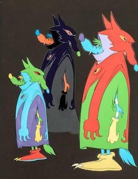 Item #68-0705 Variations On Fright Suits. Collage for Michael Mitchell's "The Dumplings" project. E. Michael Mitchell.