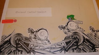 Item #68-0710 Overhead Snailrail Transport. Collage for Michael Mitchell's "The Dumplings"...