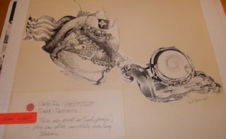 Item #68-0712 Uncle D's Snailmobile Snak-Thermos. Collage for Michael Mitchell's "The Dumplings"...