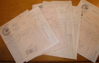 Item #68-0804 Receipts to Monsieur Perrot, 1905. Produits Alimentaires A. Hanriat.