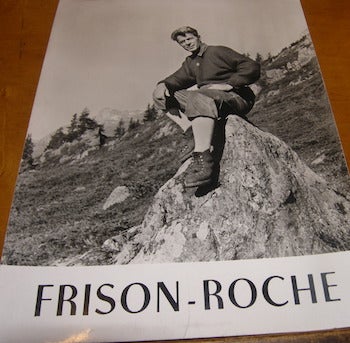 Roger Frison-Roche (phot.) - Frison-Roche. Hiker on Rock