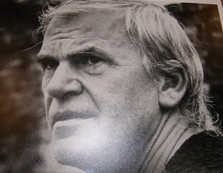 Item #68-0952 Milan Kundera. Mannheimer/Interfoto/Writer Pictures, phot, Aaron Hocheiner