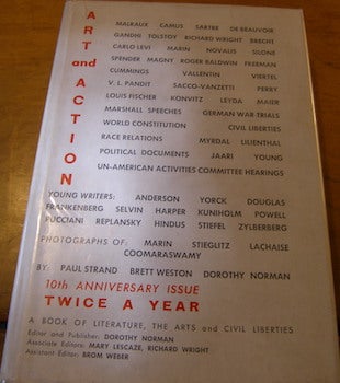 Item #68-1075 Art & Action. 10th Anniversary Issue. Twice A Year -- 1938 - 1948. ed., publ,...