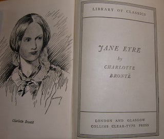 Item #68-1173 Jane Eyre. Charlotte Bronte