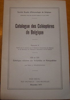 Item #68-1219 100 et 101 Catalogue Raisonne Scolytidae et Platypodidae. Catalogue Des Coleopteres...