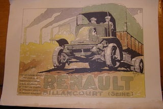 Item #68-1268 Renault Billancourt (Seine). Renault, S. Bernes, art, Urycan?