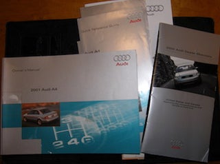 Item #68-1288 Audi 2001 A4 Owner's Manual. Audi