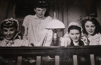Modern Screen Photographer - Elizabeth Taylor, June Allyson, Margaret O'Brien, Janet Leigh. Still from Little Women, 1933 Movie Directed by George Cukor