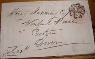 Item #68-1833 Two ALS sent from Baron Thomas Dimsdale to (in care of) Henry Manning....