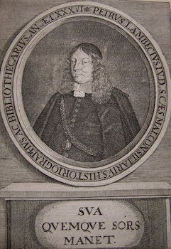 Item #68-1972 Petrus Lambecius (Peter Lambeck) (1628 - 1680). 17th Century German Engraver
