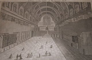 Item #68-1981 A View Of The Inside Of Westminster Hall. 18th Century British Engraver