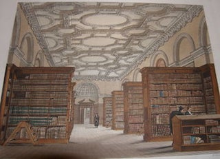Item #68-2032 Public Library. Rudolph Ackermann, D. Havell, after F. Mackenzie, sculp, fl. 1791 -...