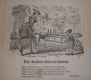 Item #68-2041 The London Barrow-woman. William Shenstone, after George Cruikshank, Henry White,...
