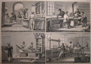 Item #68-2048 Kunste Und Handwerke. 19th Century German Engraver