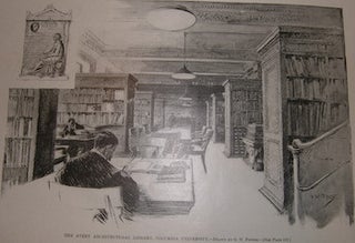 Item #68-2051 The Avery Architectural Library, Columbia University. Vol. XLII, No. 2145. Harper's...