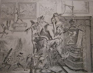 Item #68-2055 The Blue Devils!! George Cruikshank, Thomas McLean, engrav, publ