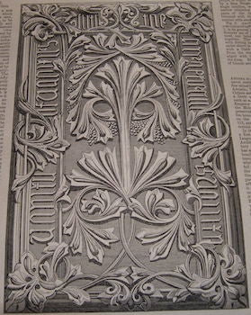 Item #68-2084 A Book Cover Formed By Martin's Ceramic Papier-Mache Process. Illustrated London News