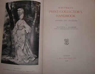 Item #68-2122 Whitman's Print-Collector's Handbook. Revised and Enlarged. Malcolm C. Salaman