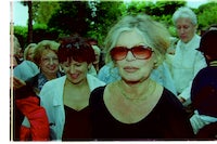 Alain Cinquini (1941 - 2021) (phot) - Brigitte Bardot. Strip of Four Color Negatives. At the Cannes Film Festival, June 2002
