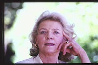Item #68-2196 Lauren Bacall. Eight Color Slides. Cannes Film Festival, 1990. Alain Cinquini, 1941...