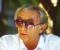 Alain Cinquini (1941 - 2021) (phot) - Robert Mitchum. Eight Color Slides. Cannes Film Festival, 1989