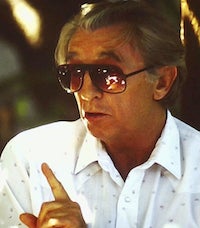 Item #68-2206 Robert Mitchum. Eight Color Slides. Cannes Film Festival, 1989. Alain Cinquini,...