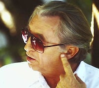Item #68-2207 Robert Mitchum. Eight Color Slides. Cannes Film Festival, 1989. Alain Cinquini,...