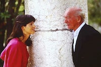 Item #68-2217 Caroline & Eddie Barclay. Nineteen Color Slides. Cannes Film Festival, 1989. Alain...