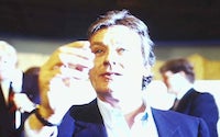 Item #68-2220 Alain Delon. [ca. 50] Color Slides. Cannes Film Festival, [1989]. Alain Cinquini,...