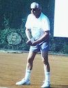 Item #68-2229 John Forsythe. Sixteen Color Slides. Pro Celebrity Tennis Tournament 1987. Alain...