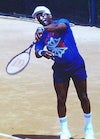 Item #68-2241 Bill Cosby. Fourteen Color Slides. Pro Celebrity Tennis Tournament 1987. Alain...