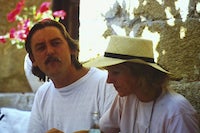 Item #68-2267 Martin Reavly et Florie. Two Color Slides. [Cannes Film Festival 1989]. Alain...