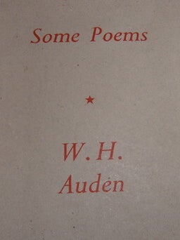 Item #68-2343 Some Poems. First Edition, Fourth Impression. W. H. Auden